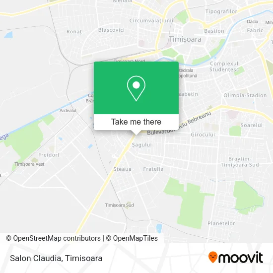 Salon Claudia map