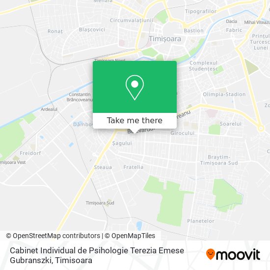 Cabinet Individual de Psihologie Terezia Emese Gubranszki map