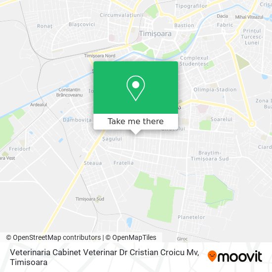 Veterinaria Cabinet Veterinar Dr Cristian Croicu Mv map