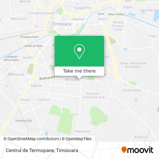 Centrul de Termopane map