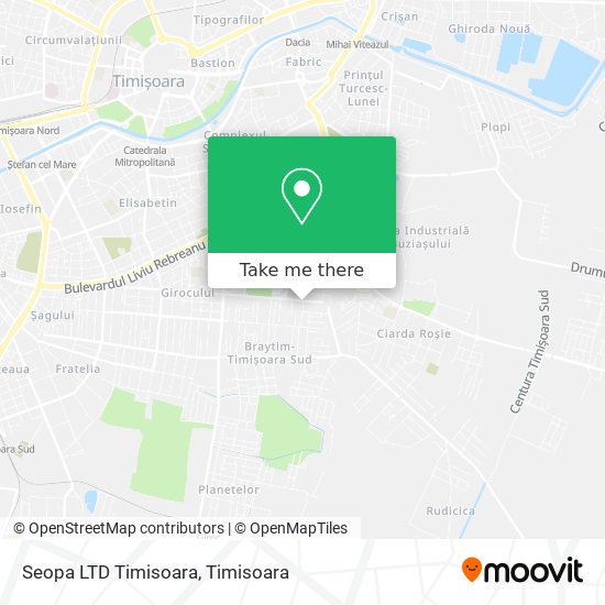 Seopa LTD Timisoara map