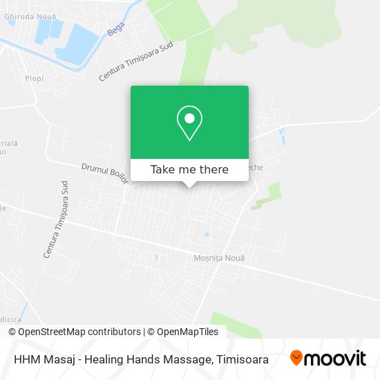 HHM Masaj - Healing Hands Massage map