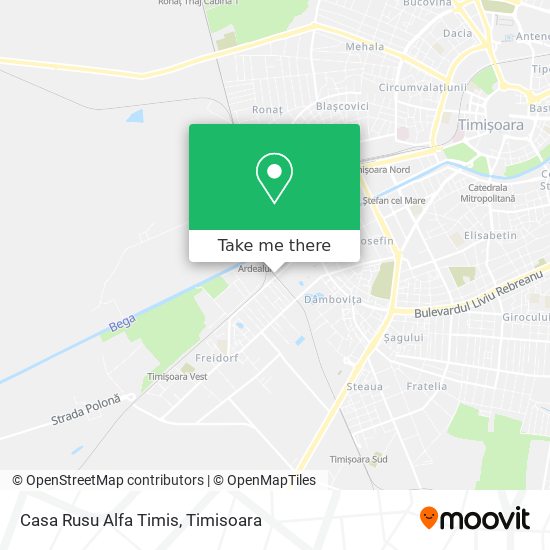 Casa Rusu Alfa Timis map