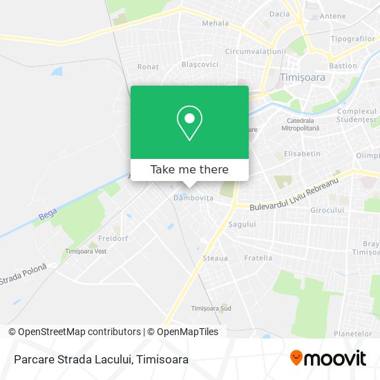 Parcare Strada Lacului map