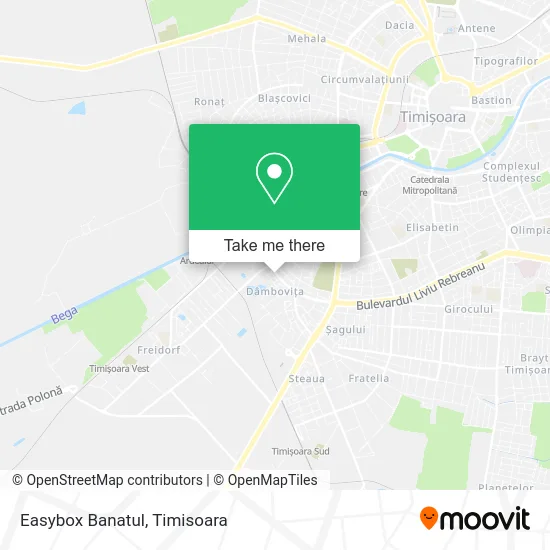 Easybox Banatul map
