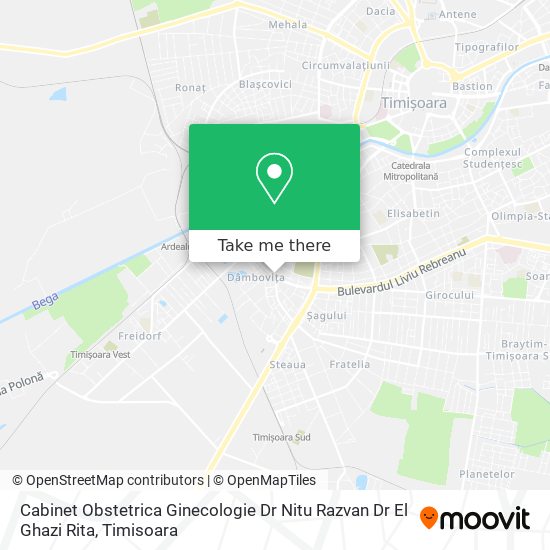 Cabinet Obstetrica Ginecologie Dr Nitu Razvan Dr El Ghazi Rita map