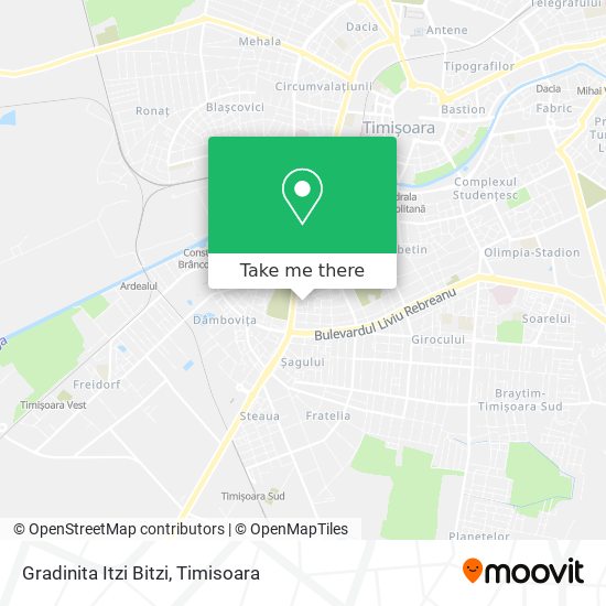 Gradinita Itzi Bitzi map