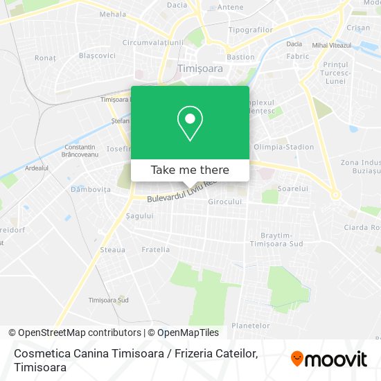 Cosmetica Canina Timisoara / Frizeria Cateilor map