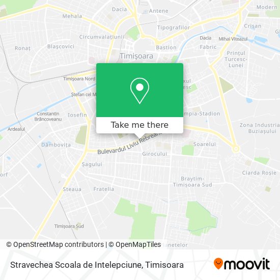Stravechea Scoala de Intelepciune map