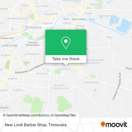 New Look Barber Shop map