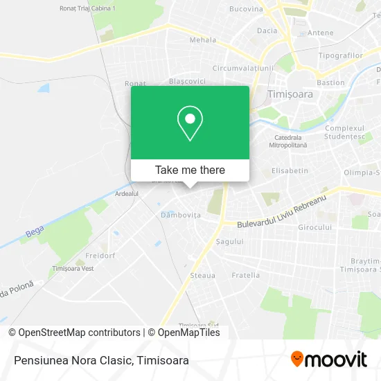 Pensiunea Nora Clasic map