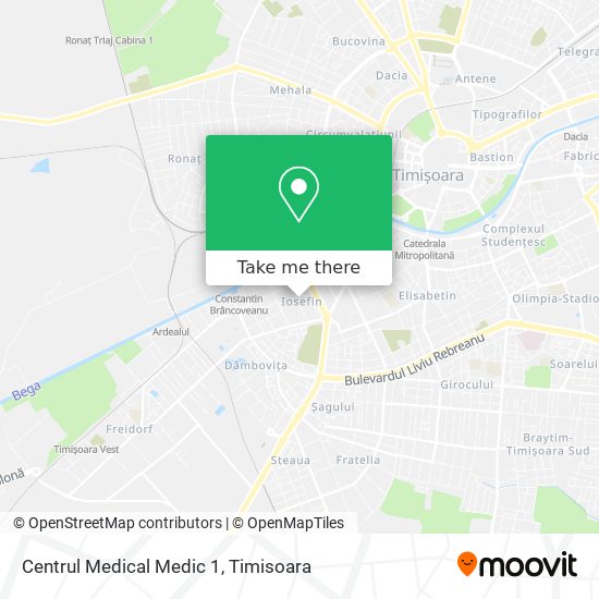 Centrul Medical Medic 1 map