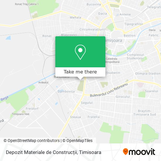Depozit Materiale de Construcții map
