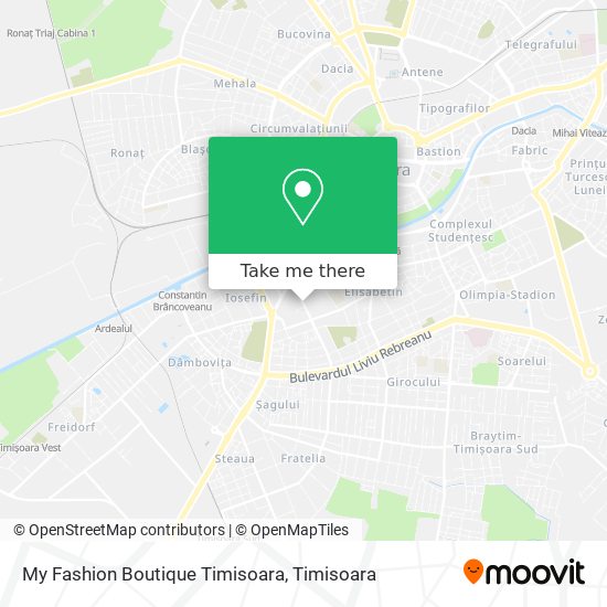 My Fashion Boutique Timisoara map