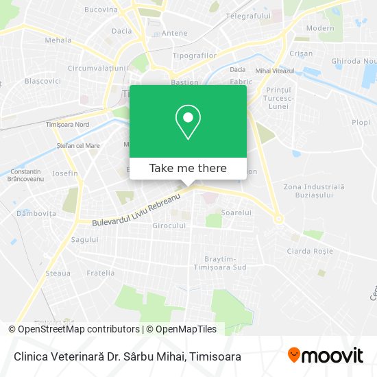 Clinica Veterinară Dr. Sârbu Mihai map