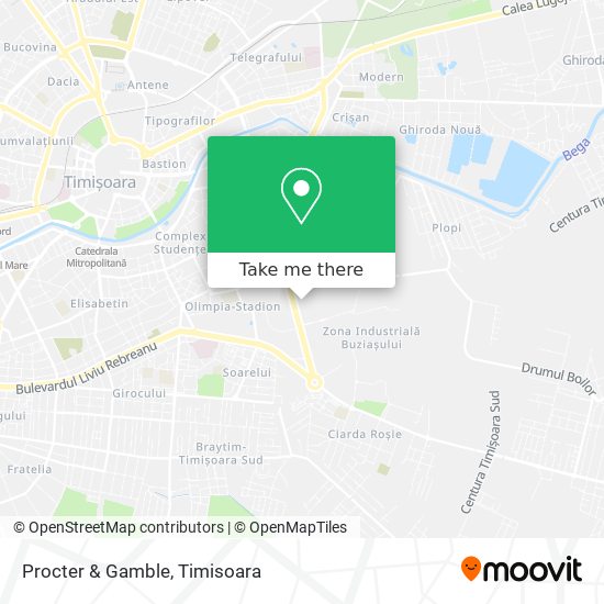 Procter & Gamble map