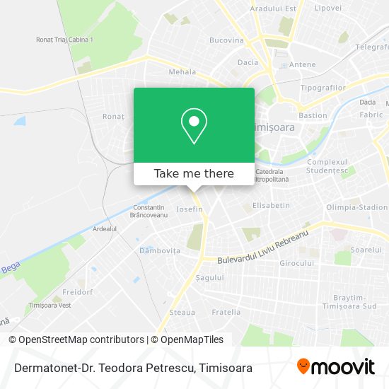 Dermatonet-Dr. Teodora Petrescu map