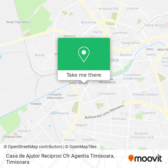 Casa de Ajutor Reciproc Cfr Agentia Timisoara map