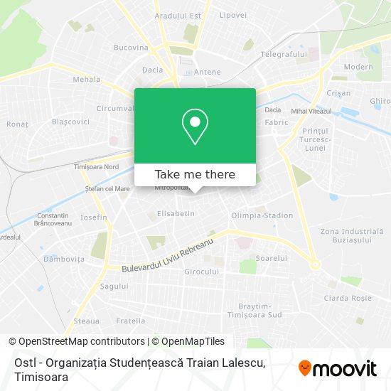Ostl - Organizația Studențească Traian Lalescu map