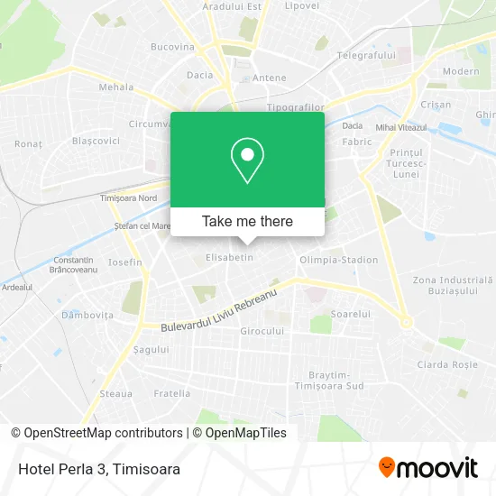 Hotel Perla 3 map
