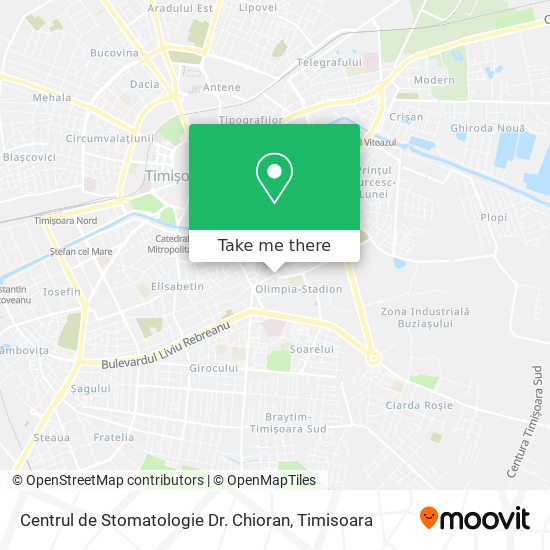 Centrul de Stomatologie Dr. Chioran map