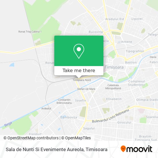 Sala de Nunti Si Evenimente Aureola map