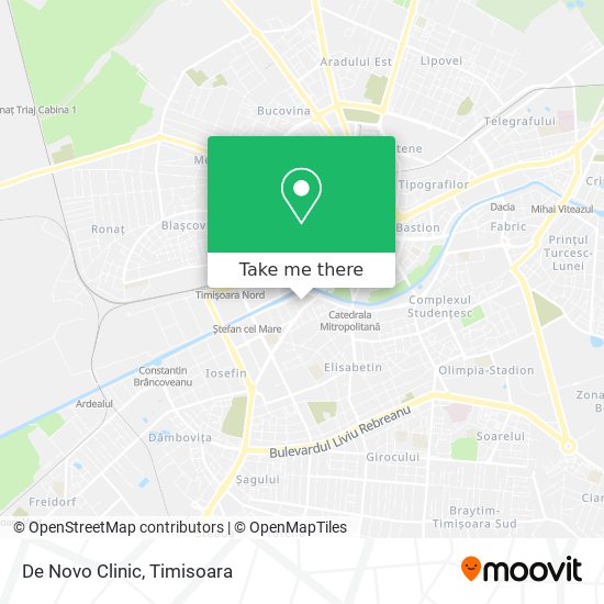 De Novo Clinic map