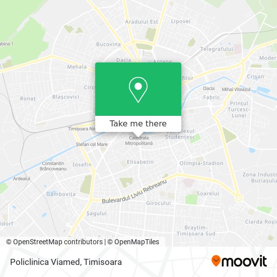 Policlinica Viamed map