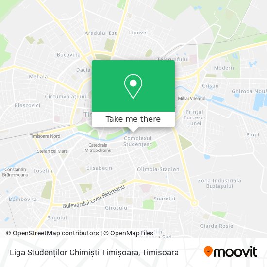 How To Get To Liga Studenților Chimiști Timișoara In Timisoara By Bus Or Trolleybus