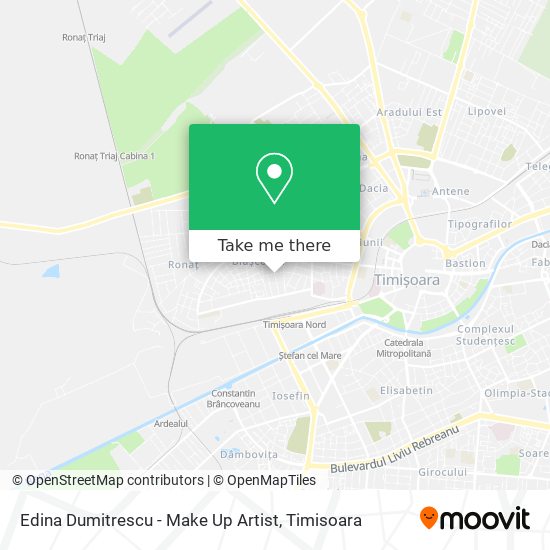Edina Dumitrescu - Make Up Artist map