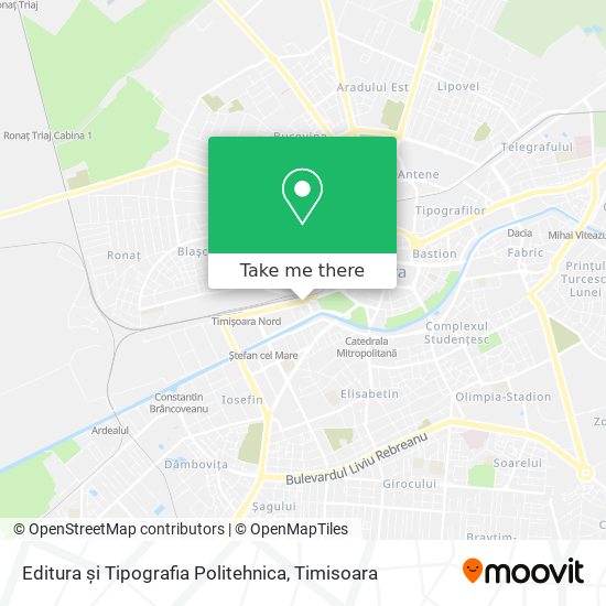 Editura și Tipografia Politehnica map