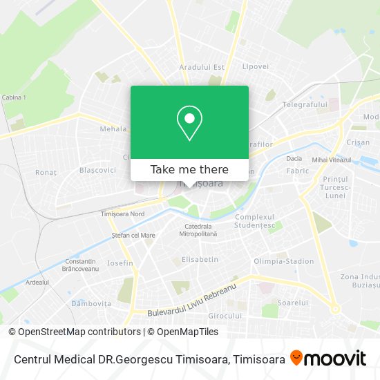 Centrul Medical DR.Georgescu Timisoara map