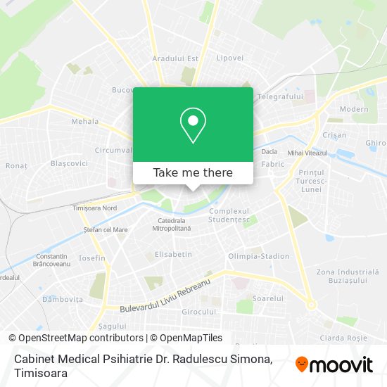 Cabinet Medical Psihiatrie Dr. Radulescu Simona map