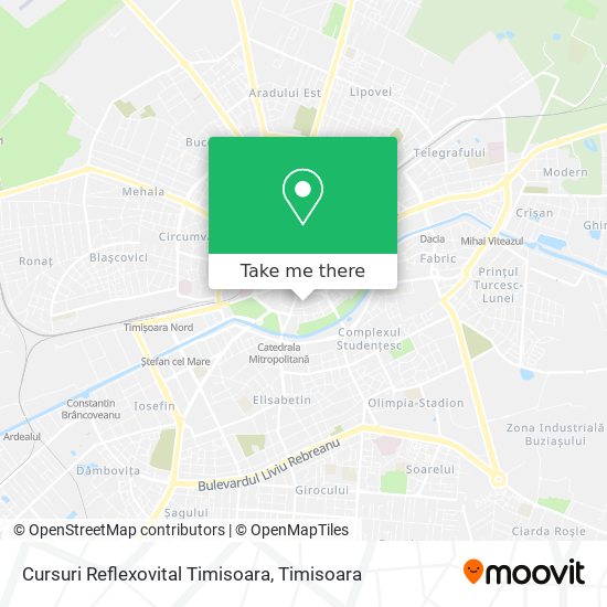 Cursuri Reflexovital Timisoara map