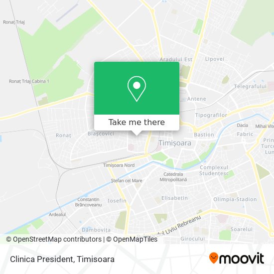 Clinica President map