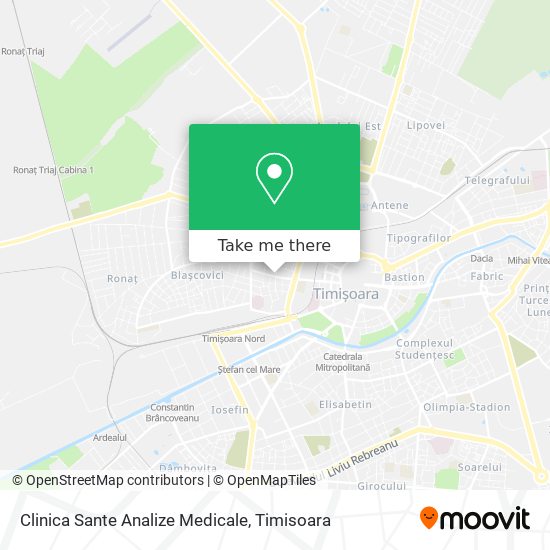 Clinica Sante Analize Medicale map