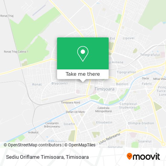 Sediu Oriflame Timisoara map