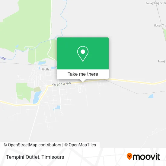 Tempini Outlet map