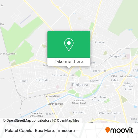 Palatul Copiilor Baia Mare map