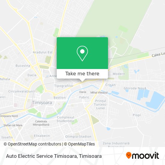Auto Electric Service Timisoara map