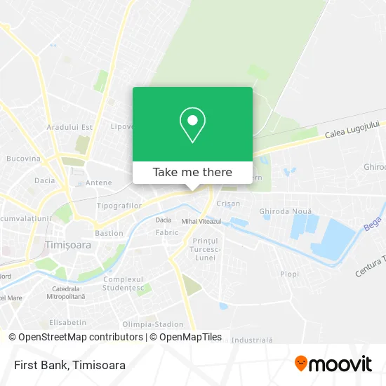 First Bank map