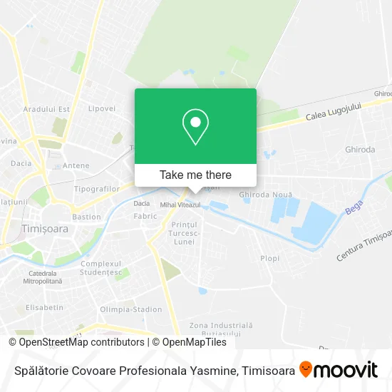 Spălătorie Covoare Profesionala Yasmine map