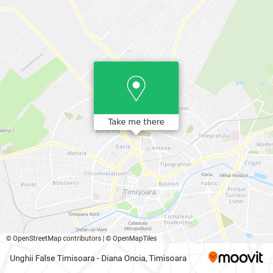 Unghii False Timisoara - Diana Oncia map