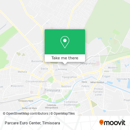 Parcare Euro Center map