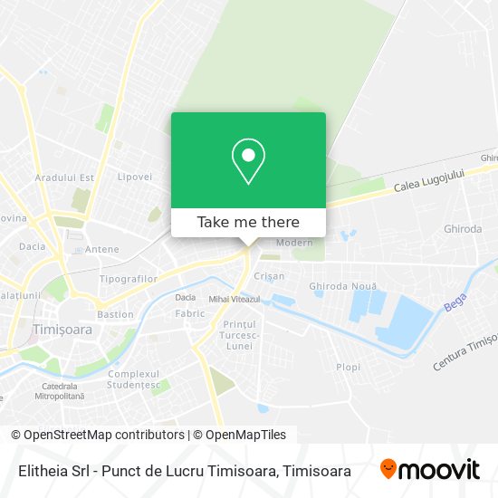 Elitheia Srl - Punct de Lucru Timisoara map