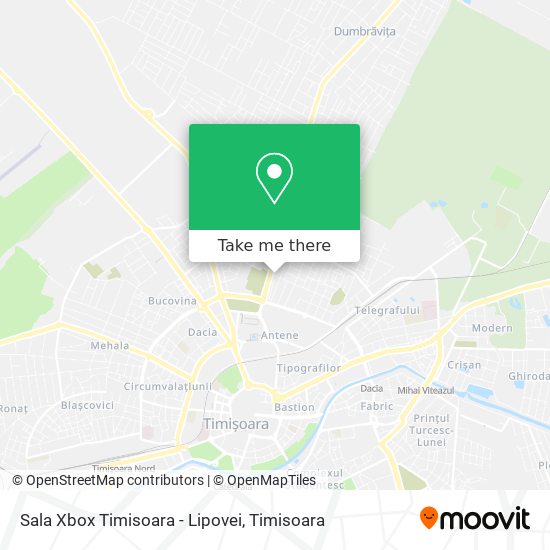 Sala Xbox Timisoara - Lipovei map