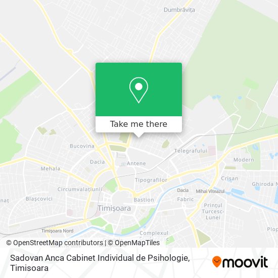 Sadovan Anca Cabinet Individual de Psihologie map
