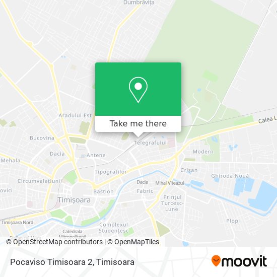 Pocaviso Timisoara 2 map