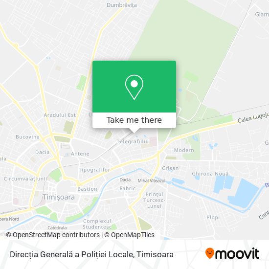 Direcția Generală a Poliției Locale map