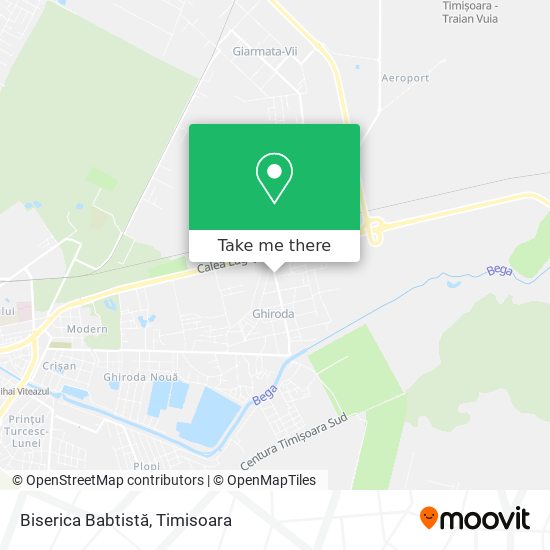 Biserica Babtistă map
